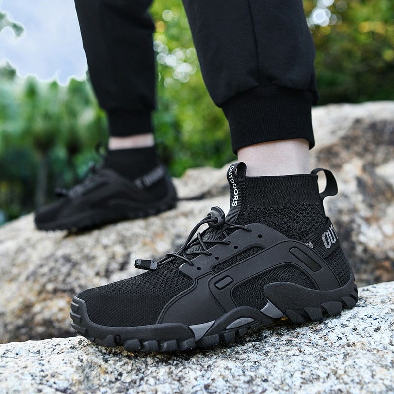 Herren Barfußschuhe | Rutschfester Sohle | Orthopädisch | Ultraleicht-Luzern Mode