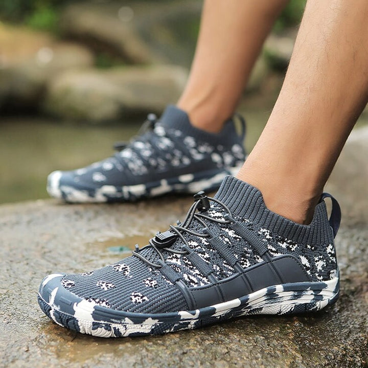 Barfuß-Sportschuhe | Unisex | Rutschfest | Zweifarbig | Sportlich-Dunkelgrau-35-Luzern Mode