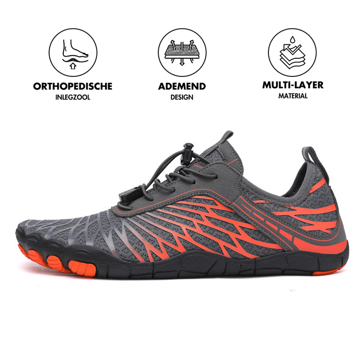Barfußschuhe für Damen und Herren - Rutschfeste Sohle-Orange-37-Luzern Mode