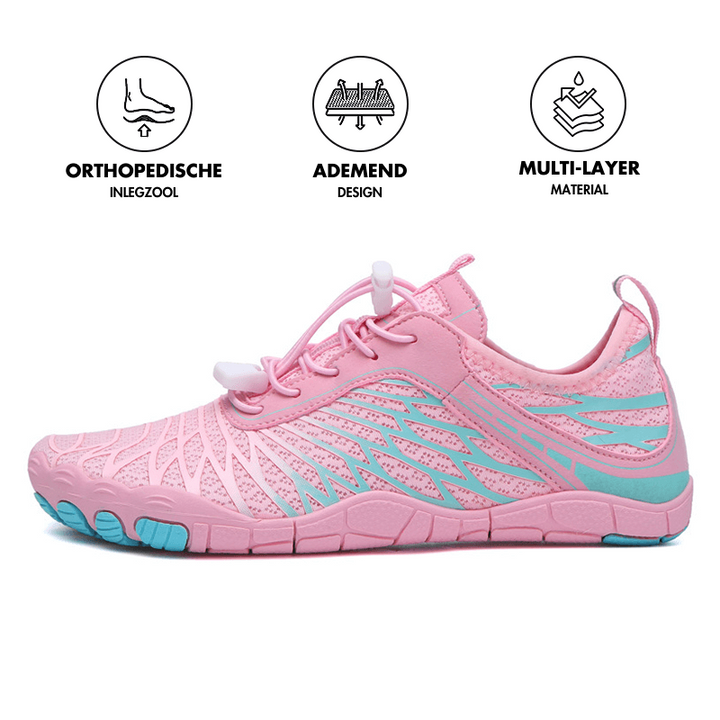 Barfußschuhe für Damen und Herren - Rutschfeste Sohle-Rosa-36-Luzern Mode