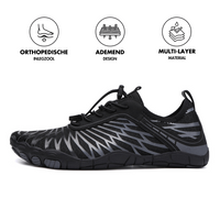 Barfußschuhe für Damen und Herren - Rutschfeste Sohle-Schwarz-36-Luzern Mode