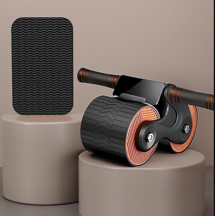 Bauchmuskelroller | Fitness Training Ergonomisch Langlebig Antirutsch-Orange-Luzern Mode