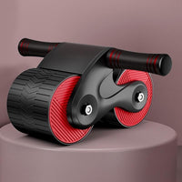 Bauchmuskelroller | Fitness Training Ergonomisch Langlebig Antirutsch-Rot-Luzern Mode