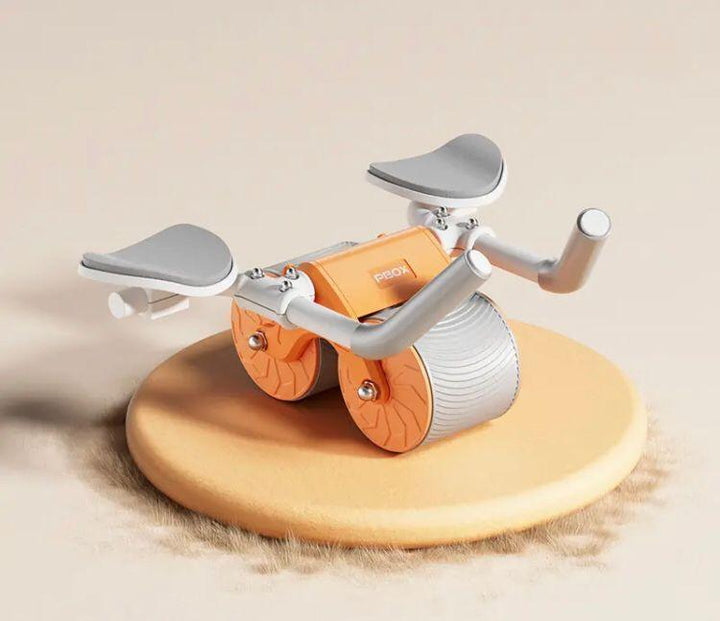 Bauchmuskeltrainingsrad | Fitness Training Langlebig Kompakt Ergonomisch-Orange-Luzern Mode