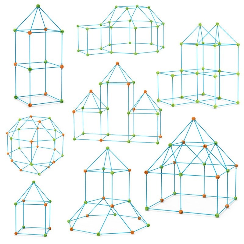 Zelt-Bauset | Interaktiv Kreativ Robust Langlebig Vielseitig Sicher-Luzern Mode