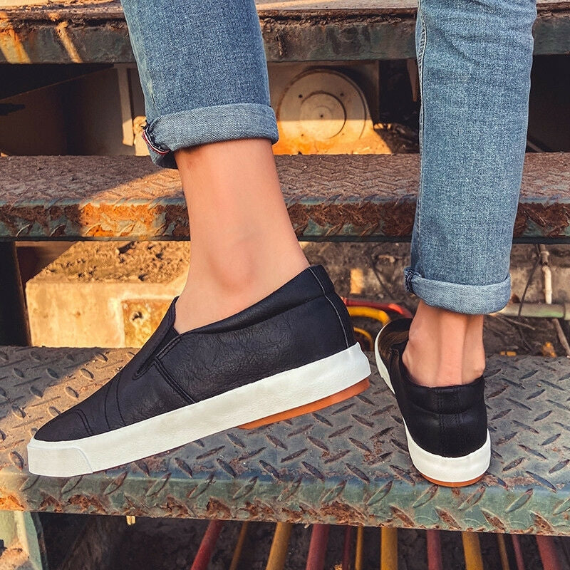 Herren-Slip-on-Ledersneaker – Jonas