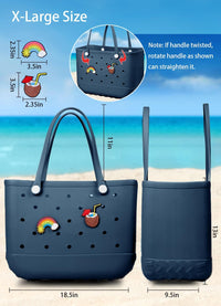 Wasserdichte EVA-Strandtasche – Große & Waschbare Tragetasche für den Herbstspaziergang draußen
