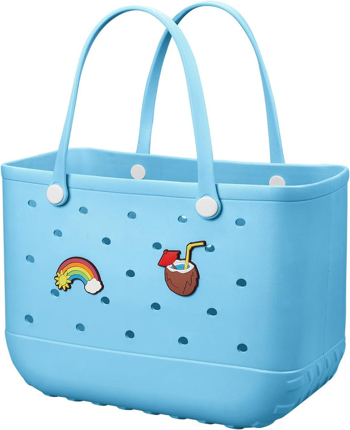 Wasserdichte EVA-Strandtasche – Große & Waschbare Tragetasche für den Herbstspaziergang draußen