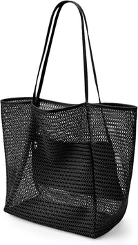 Faltbare Mesh-Strandtas mit Innentasche – Kaufe 1, erhalte 1 GRATIS