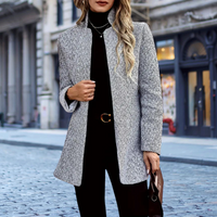 Damen Wollmantel elegant für Herbst und Wintermode-Luzern Mode