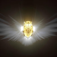 Wandleuchte mit Flügellichteffekt | Adler | Eule | LED | Nachhaltig-Luzern Mode