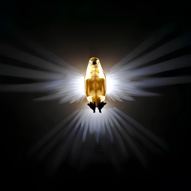 Wandleuchte mit Flügellichteffekt | Adler | Eule | LED | Nachhaltig-Luzern Mode