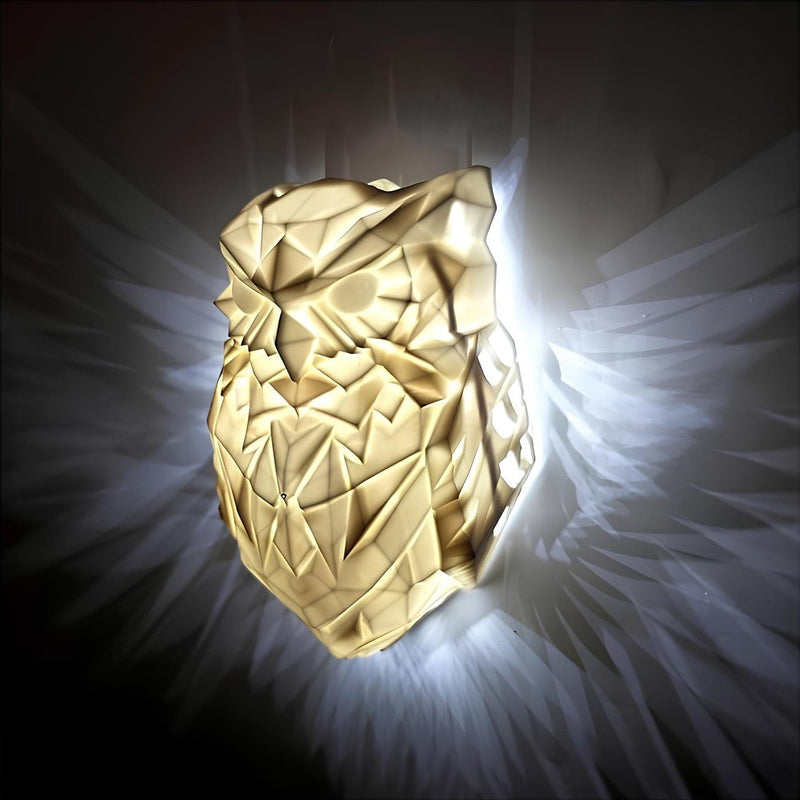 Wandleuchte mit Flügellichteffekt | Adler | Eule | LED | Nachhaltig-Luzern Mode