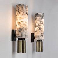Wandleuchte | Marmor | Luxus | Sanftes Licht | Gemütlich | Kompakt | Robust-Luzern Mode