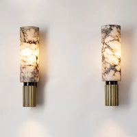 Wandleuchte | Marmor | Luxus | Sanftes Licht | Gemütlich | Kompakt | Robust-Luzern Mode