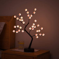 Blütenbaum Lampe | Äste | LED | Biegsam | 72 Lämpchen | USB-Luzern Mode