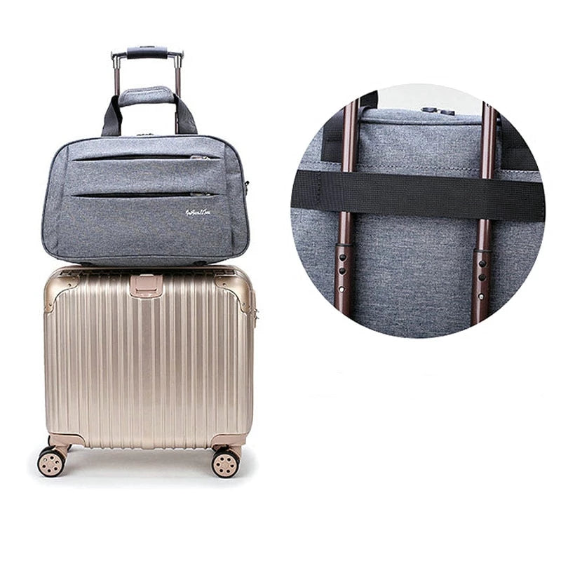 Umkehrbare Handgepäcktasche
