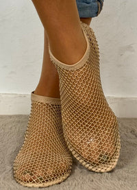 Glänzende Damen Ballerinas | bequem & stilvoll | rutschfest | leicht & modisch-Luzern Mode