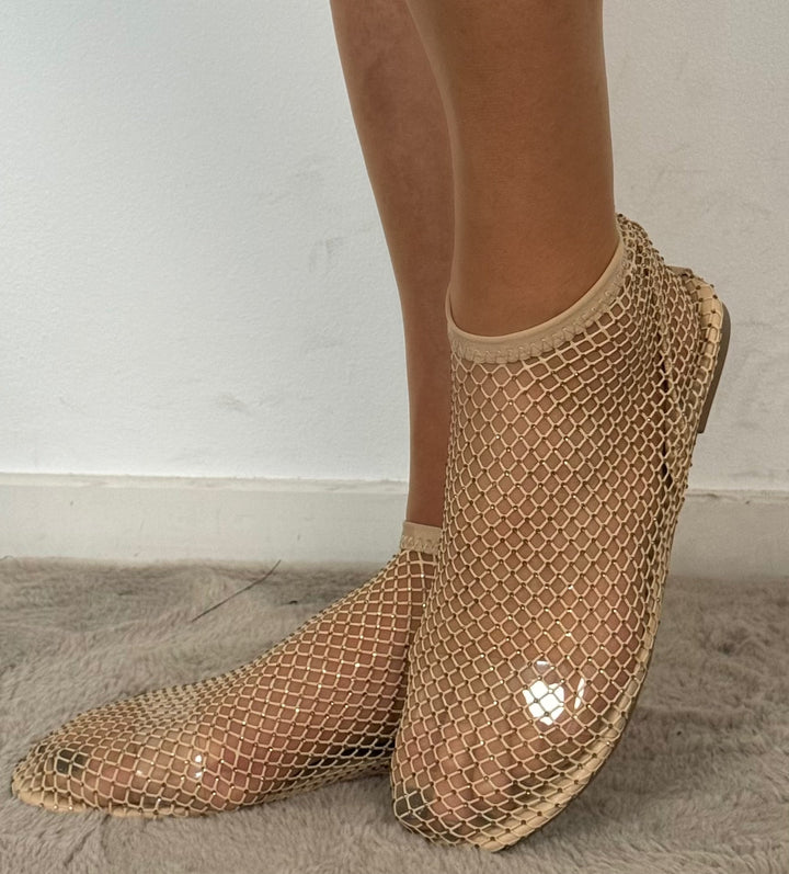 Glänzende Damen Ballerinas | bequem & stilvoll | rutschfest | leicht & modisch-Luzern Mode