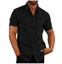 Atmungsaktiv | weicher Stoff | Polokragen | Knopfleiste | Regular Fit | Herren-Schwarz-M-Luzern Mode