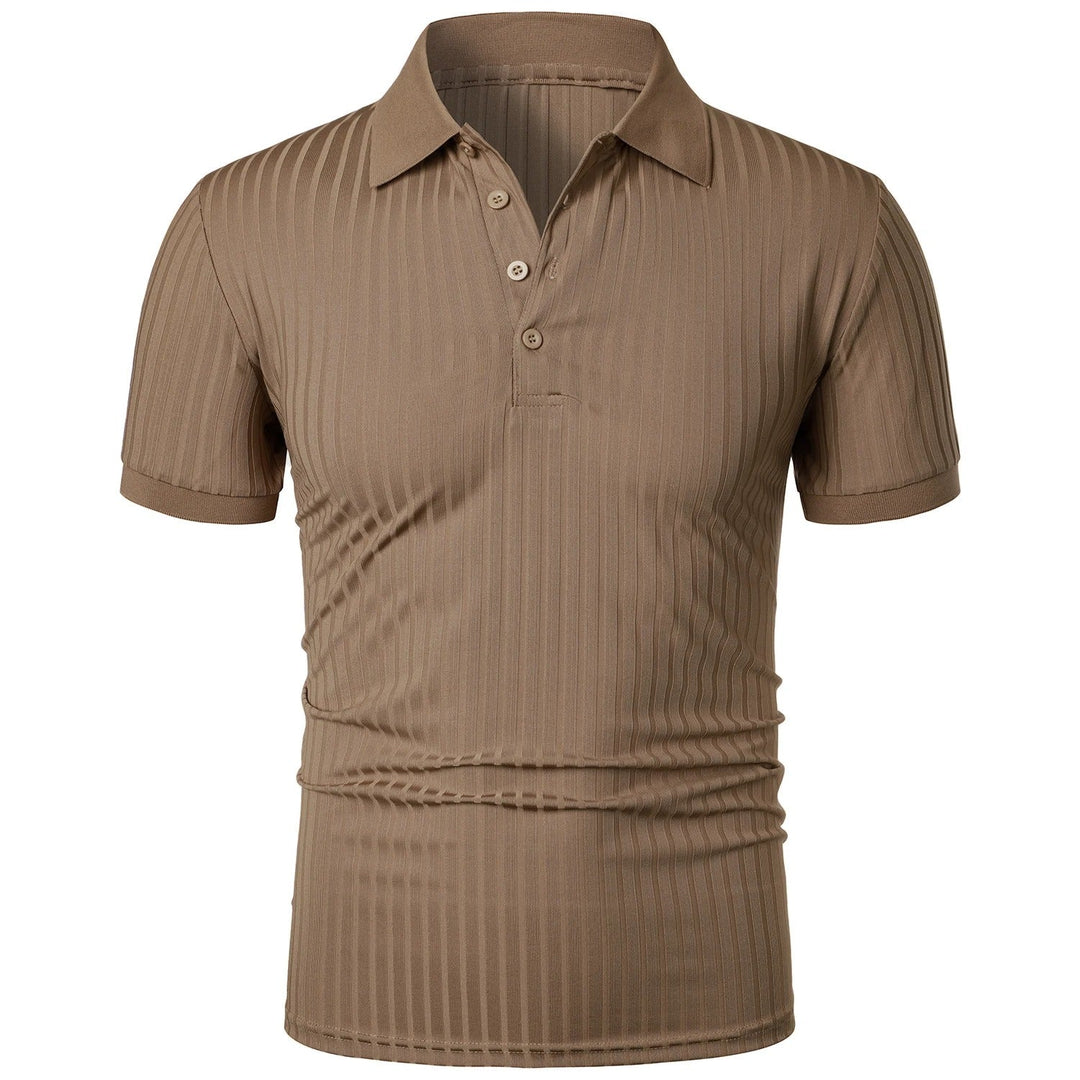 Atmungsaktiv | hochelastisch | Slim Fit | Feinstrick | Knopfleiste | Kurzarm-Luzern Mode