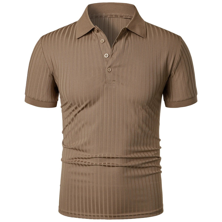Atmungsaktiv | hochelastisch | Slim Fit | Feinstrick | Knopfleiste | Kurzarm-Luzern Mode