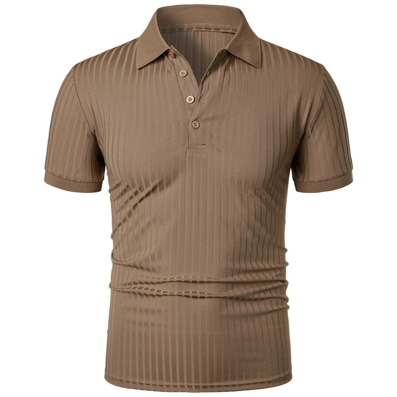 Atmungsaktiv | hochelastisch | Slim Fit | Feinstrick | Knopfleiste | Kurzarm-Luzern Mode