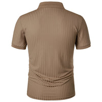 Atmungsaktiv | hochelastisch | Slim Fit | Feinstrick | Knopfleiste | Kurzarm-Luzern Mode