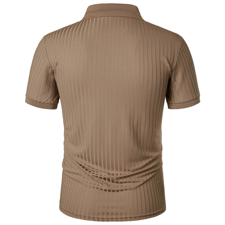 Atmungsaktiv | hochelastisch | Slim Fit | Feinstrick | Knopfleiste | Kurzarm-Luzern Mode