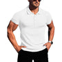 Atmungsaktiv | hochelastisch | Slim Fit | Feinstrick | Knopfleiste | Kurzarm-Weiß-S-Luzern Mode