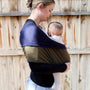 Baby Tragetuch | Wickel | Zweifarbige | Freihändig | Leichtgewicht-Blau-Luzern Mode
