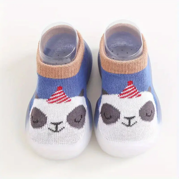 Babyschuhe flexibel rutschfest für erste Schritte-Blau-18-19-Luzern Mode