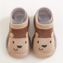 Babyschuhe flexibel rutschfest für erste Schritte-Braun-18-19-Luzern Mode