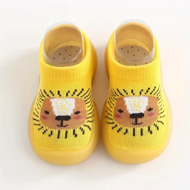 Babyschuhe flexibel rutschfest für erste Schritte-Gelb-18-19-Luzern Mode