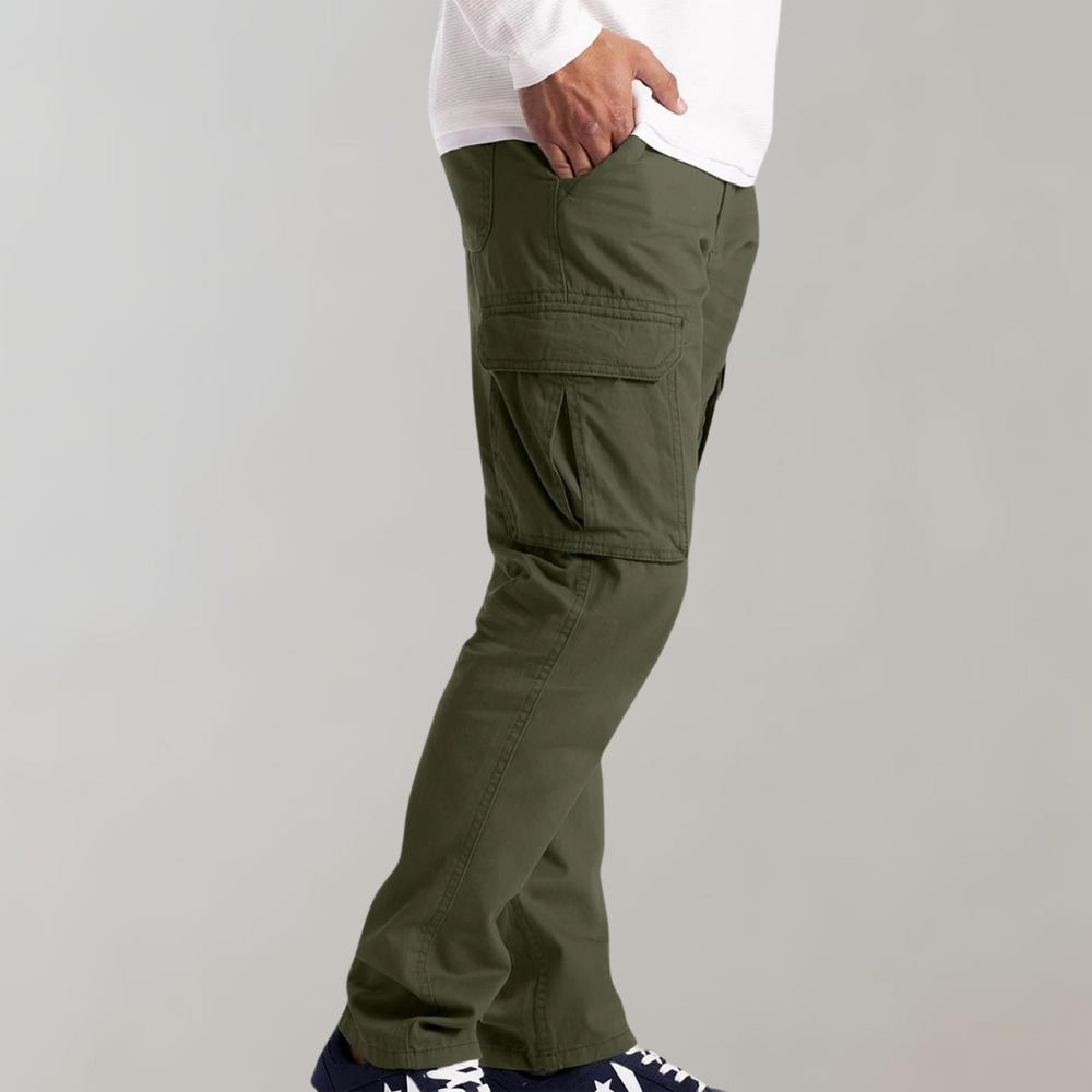 Herren Cargo Hose mit Taschen - Bequeme Freizeithose-Luzern Mode