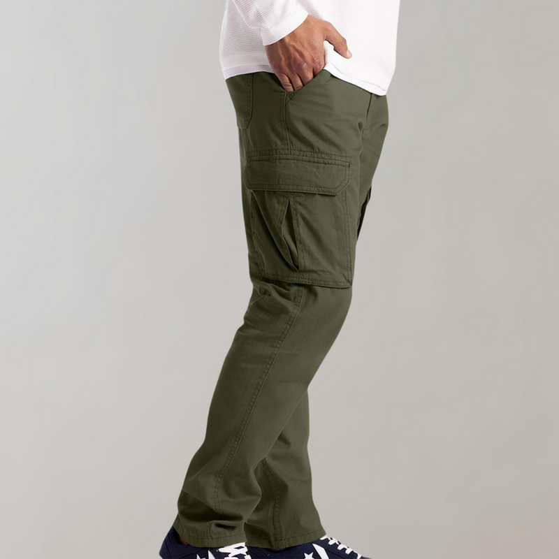 Herren Cargo Hose mit Taschen - Bequeme Freizeithose-Luzern Mode
