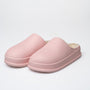 Damen Hausschuhe | Slipper | Geschlossene Spitze | EVA | Weiches Fußbett | rutschfest-Rosa-35-Luzern Mode