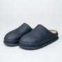 Damen Hausschuhe | Slipper | Geschlossene Spitze | EVA | Weiches Fußbett | rutschfest-Schwarz-35-Luzern Mode