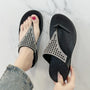 Damen Slipper Sommer | Strass & Plateau Sohle | Bequem & Modisch Style-Luzern Mode