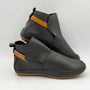 Herren Lederstiefel mit rutschfester Sohle für Outdoor-Abenteuer-Grau-36-Luzern Mode