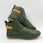 Herren Lederstiefel mit rutschfester Sohle für Outdoor-Abenteuer-Grün-36-Luzern Mode