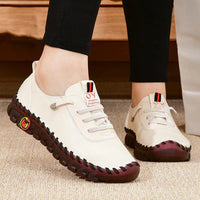 Damenloafer | Flach | Leder | rutschfest | Slipper | Bequem-Luzern Mode