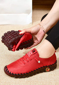 Damenloafer | Flach | Leder | rutschfest | Slipper | Bequem-Luzern Mode
