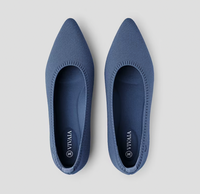 Ballerinas | Damen | Flexibel | Luftig | Rutschfest | Einstieg | Atmungsaktiv-Blau-35-Luzern Mode