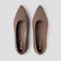 Ballerinas | Damen | Flexibel | Luftig | Rutschfest | Einstieg | Atmungsaktiv-Braun-35-Luzern Mode