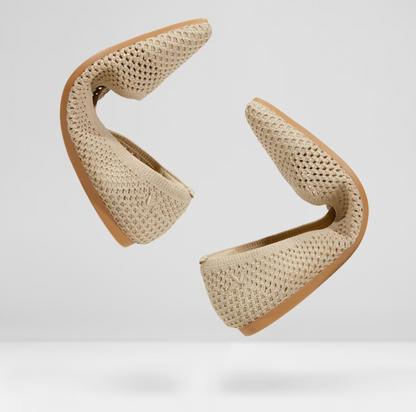Ballerinas | Damen | Flexibel | Luftig | Rutschfest | Einstieg | Atmungsaktiv-Luzern Mode