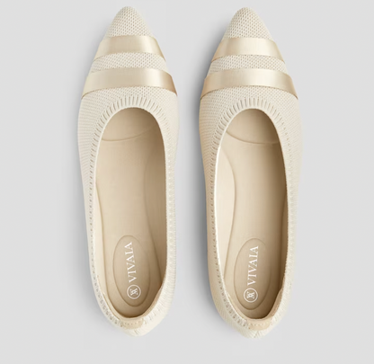 Ballerinas | Damen | Flexibel | Luftig | Rutschfest | Einstieg | Atmungsaktiv-Luzern Mode
