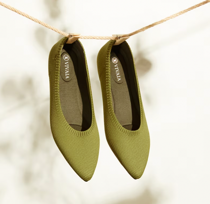Ballerinas | Damen | Flexibel | Luftig | Rutschfest | Einstieg | Atmungsaktiv-Luzern Mode