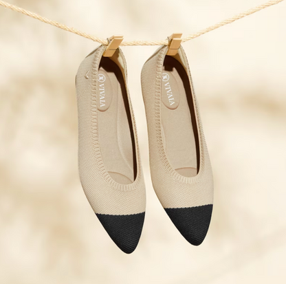 Ballerinas | Damen | Flexibel | Luftig | Rutschfest | Einstieg | Atmungsaktiv-Luzern Mode