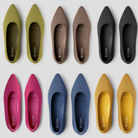 Ballerinas | Damen | Flexibel | Luftig | Rutschfest | Einstieg | Atmungsaktiv-Luzern Mode